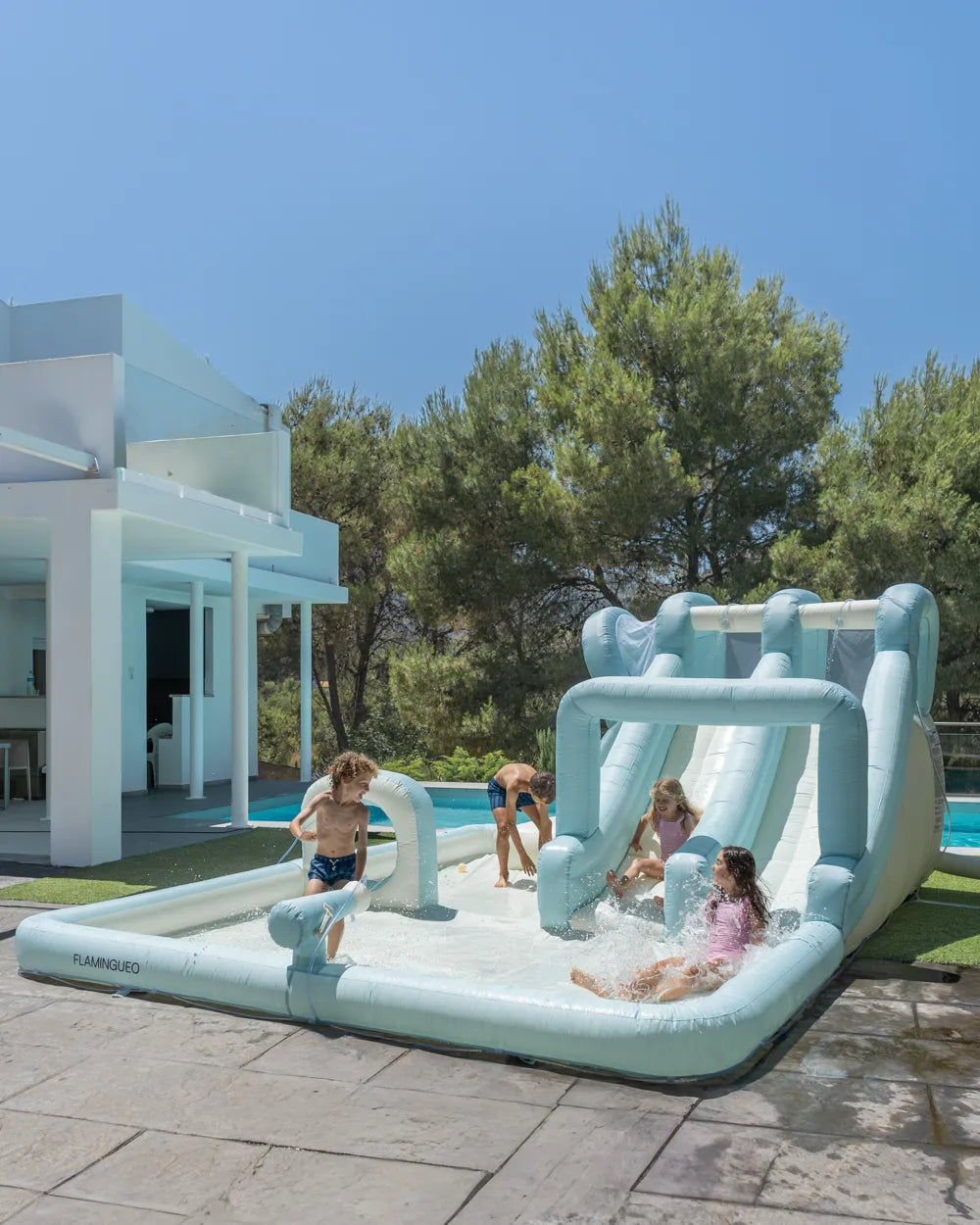 Parque acuático infantil de exterior