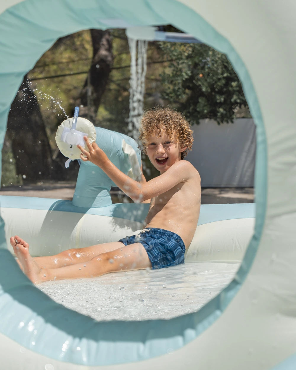 Parque acuático hinchable para niños