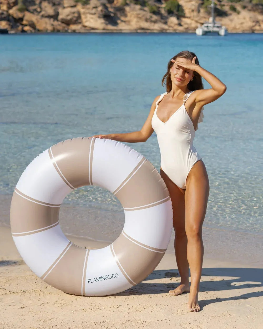 Bouée en forme de beignet pour piscine – LINA