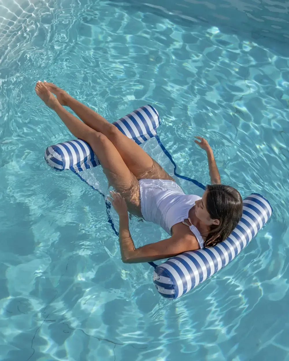 Amaca galleggiante da piscina NILO con rete