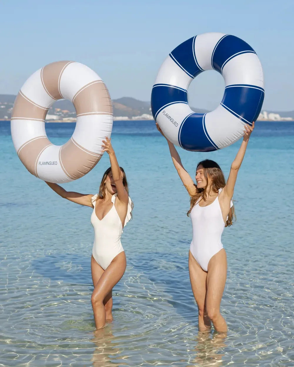 Flotadores redondos de piscina de diseño elegante 