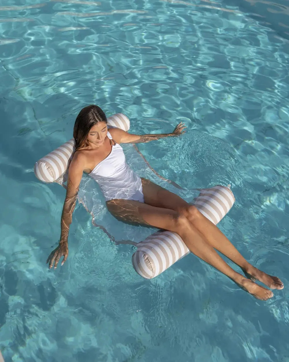 Amaca galleggiante da piscina NILO con rete