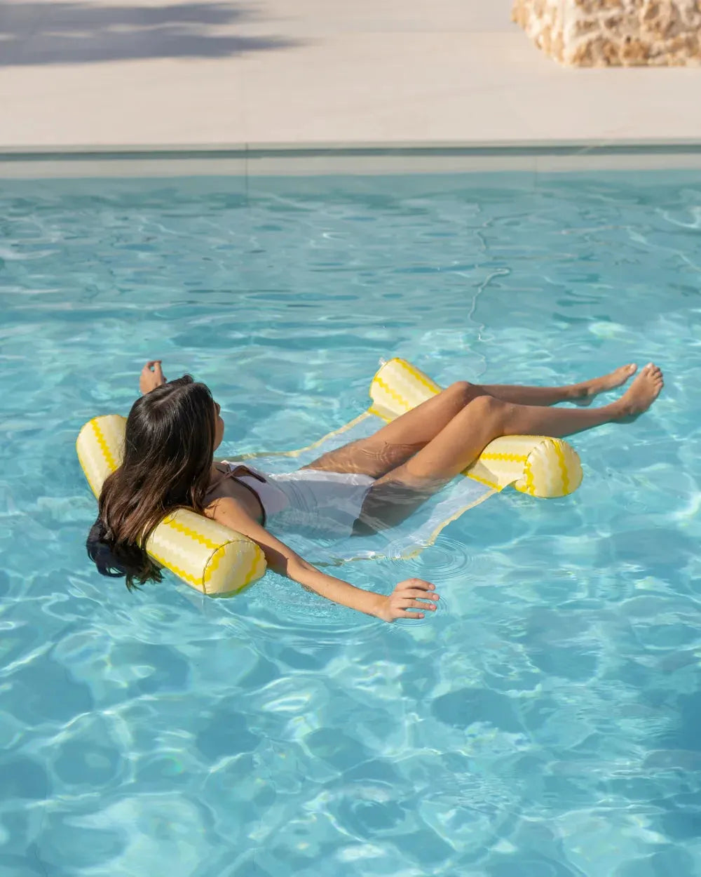 Hamaca flotante para piscina con rejilla – BOOGIE