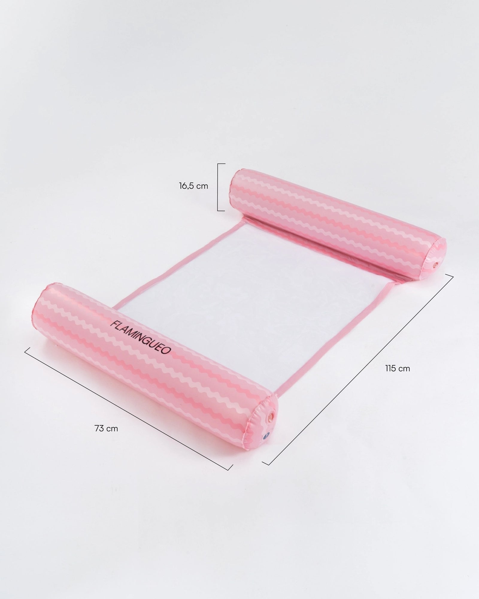 Medidas del producto Flotador hamaca con rejilla para piscina – BOOGIE