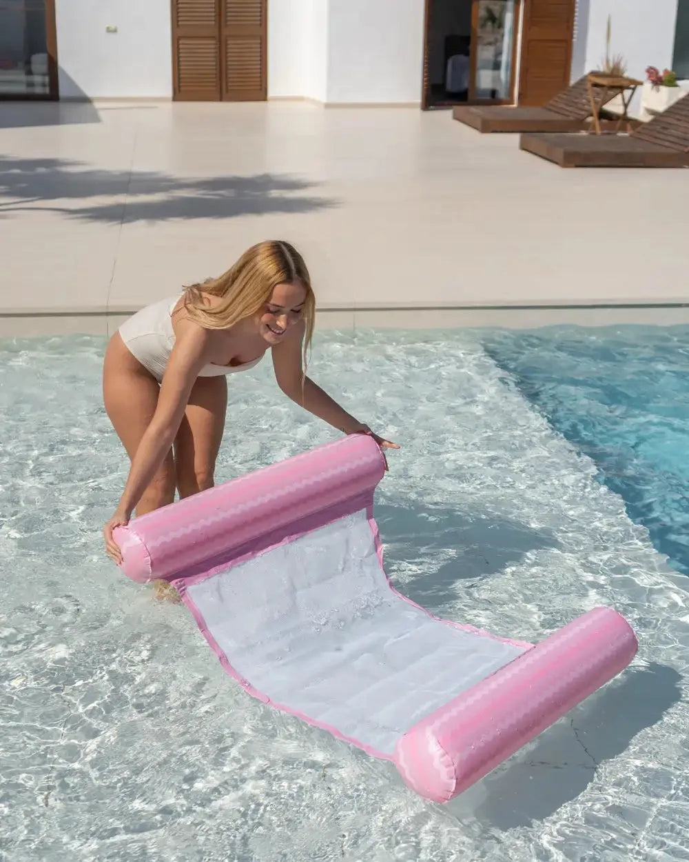 Hamac flottant pour piscine avec grille – BOOGIE