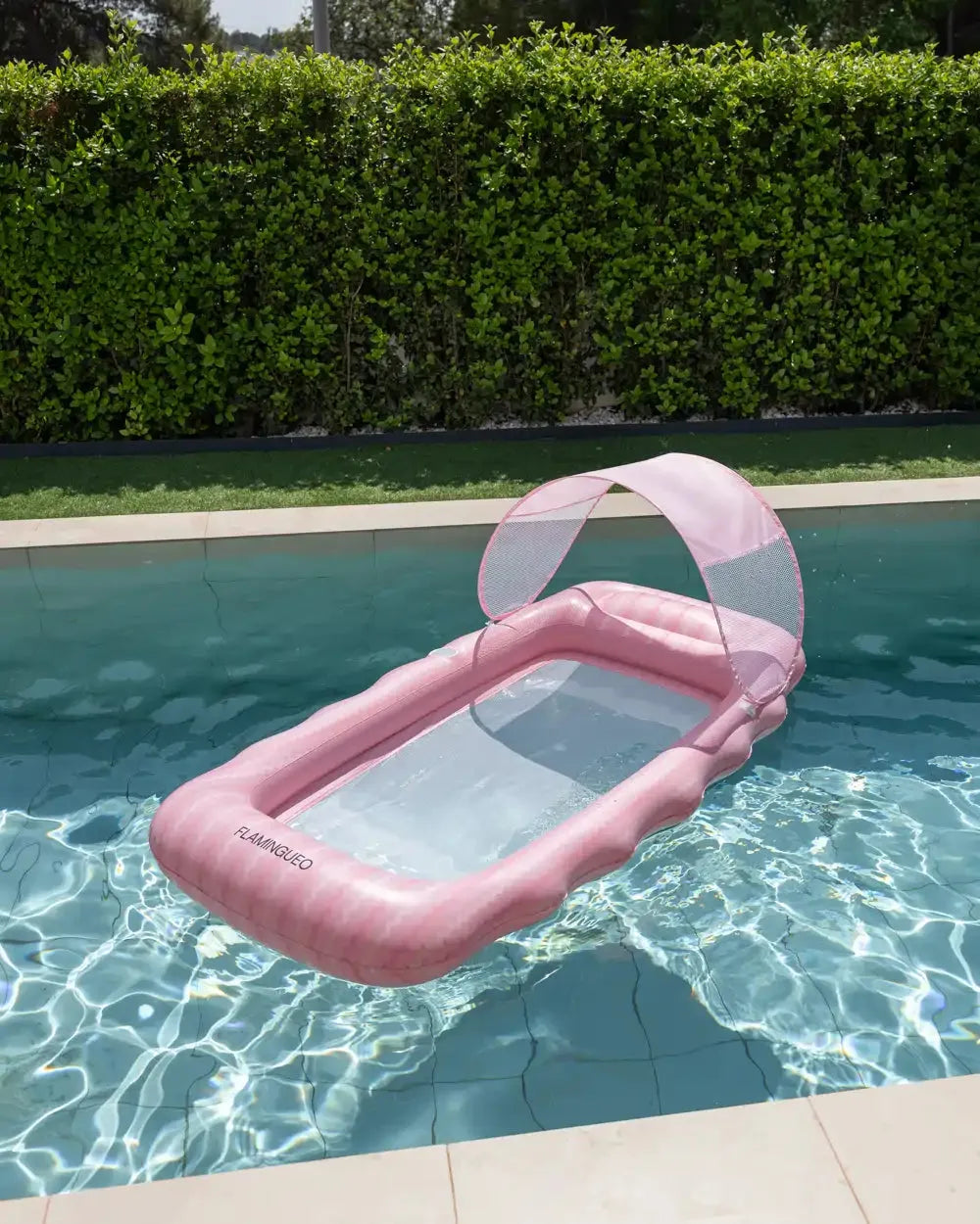 Inflatable mattress with sunshade – BELMONDO