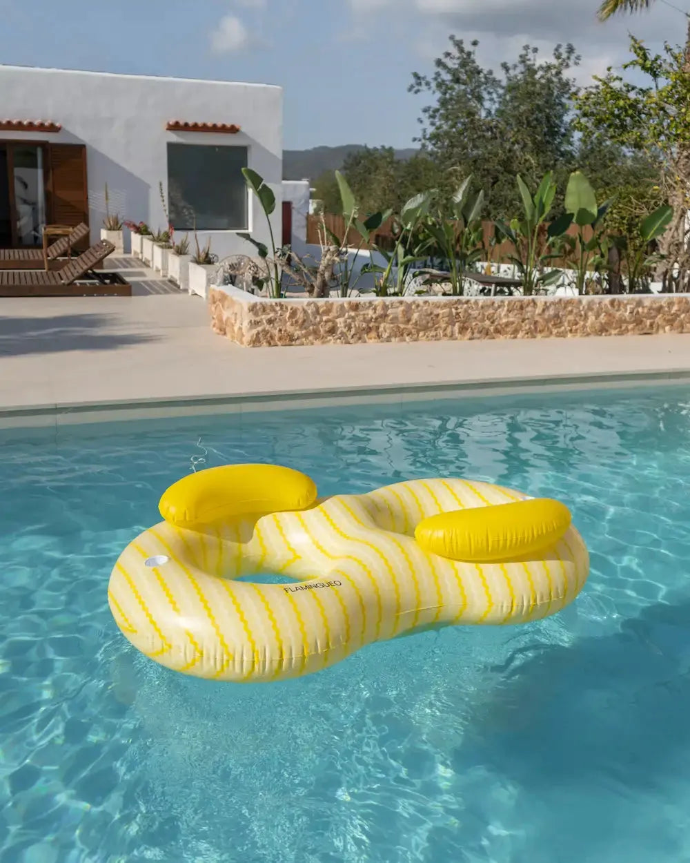 Bouée double en forme de beignet pour piscine – SAMBA