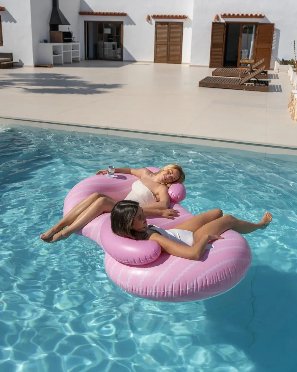 Bouée double en forme de beignet pour piscine – SAMBA