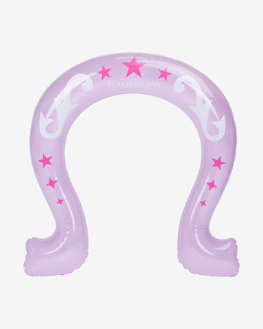 Pink horseshoe float - YEEHAW
