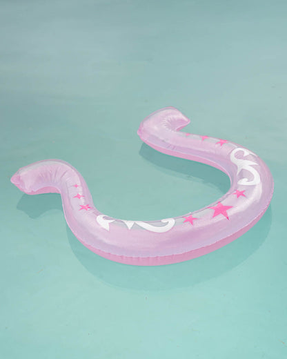 Pink horseshoe float - YEEHAW