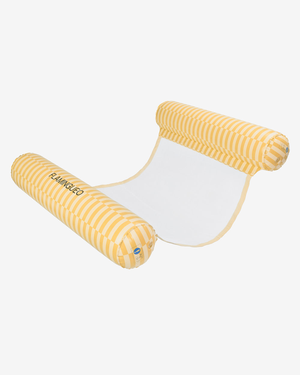 hamaca hinchable malla geometrica