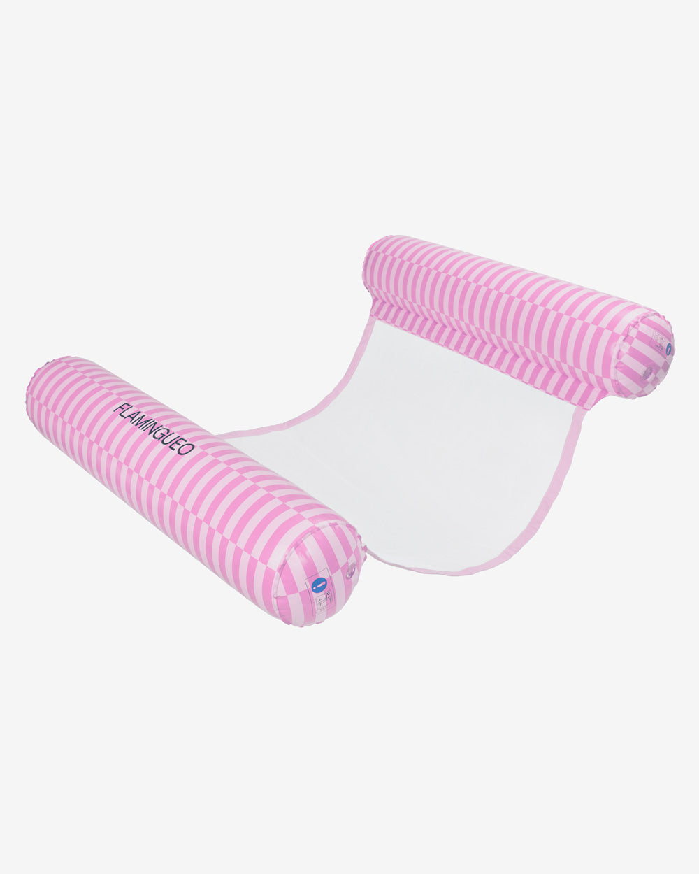 hamaca hinchable malla geometrica