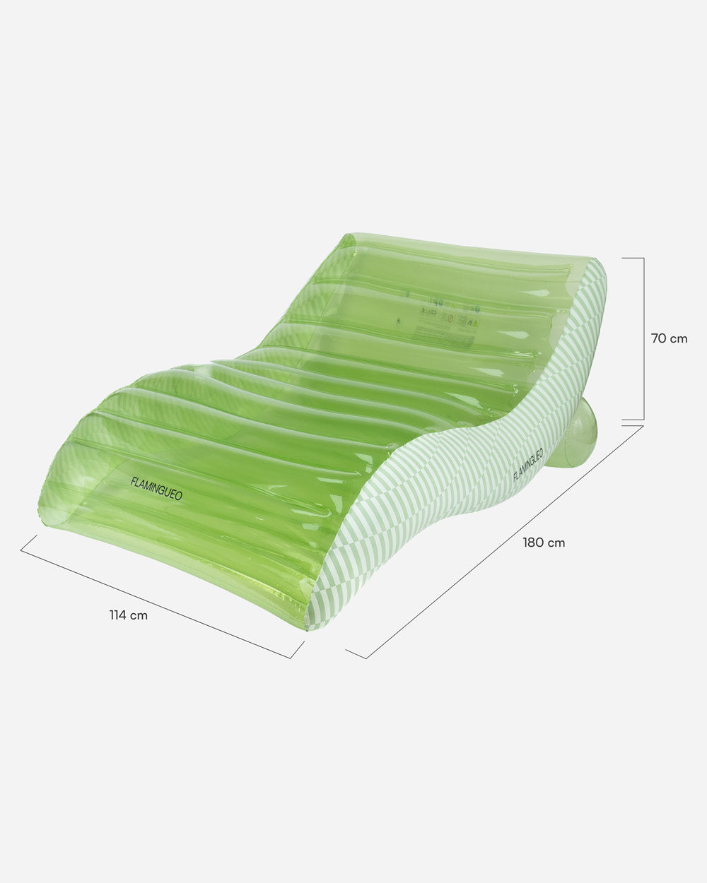 Medidas del producto Green lounger float - PALERMO