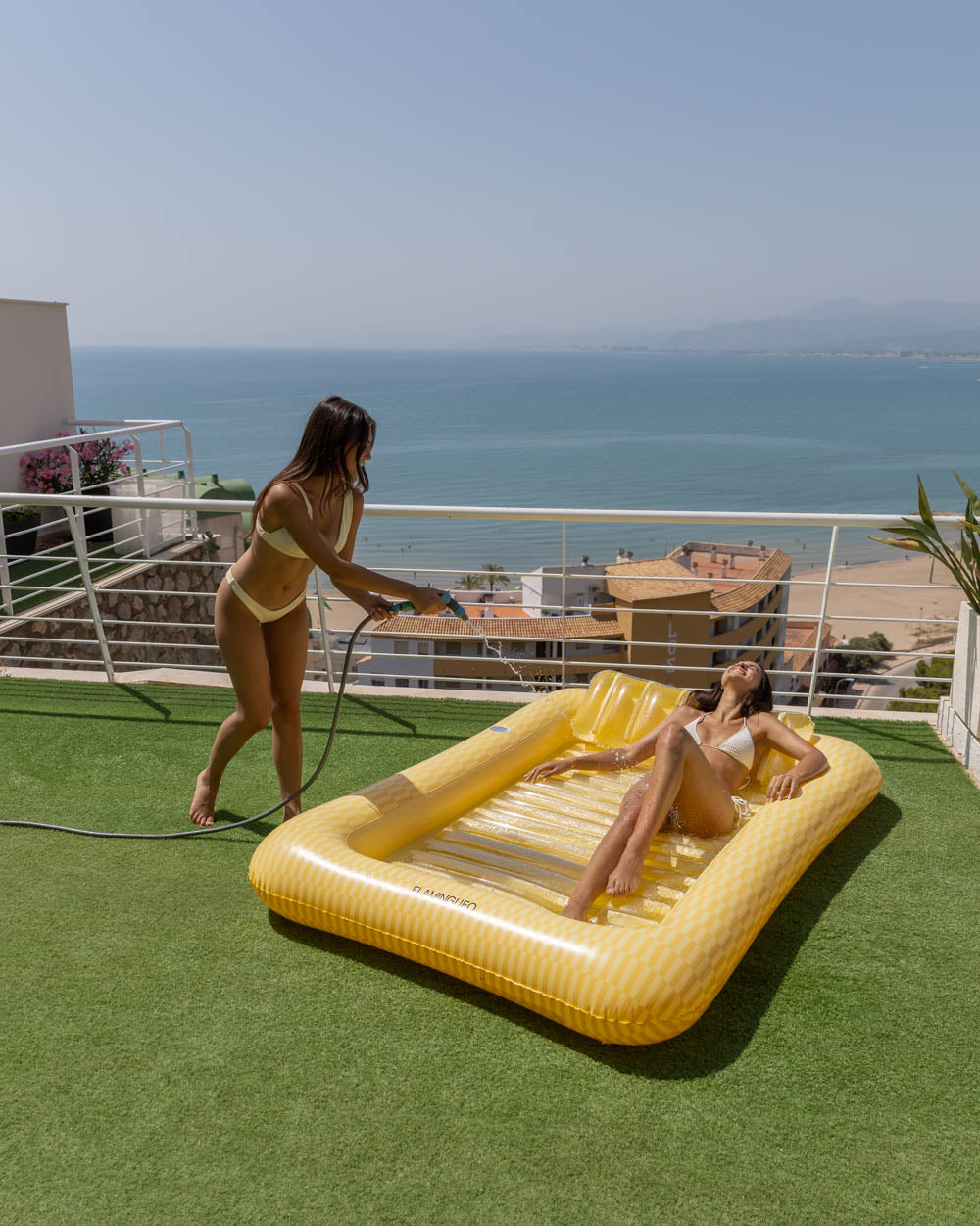 Flotador tanning pool amarilla - PORTOFINO