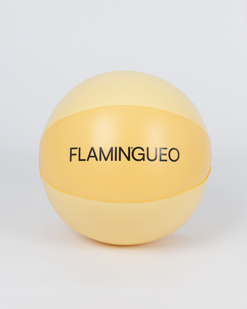 flotador pelota amarilla flamingueo