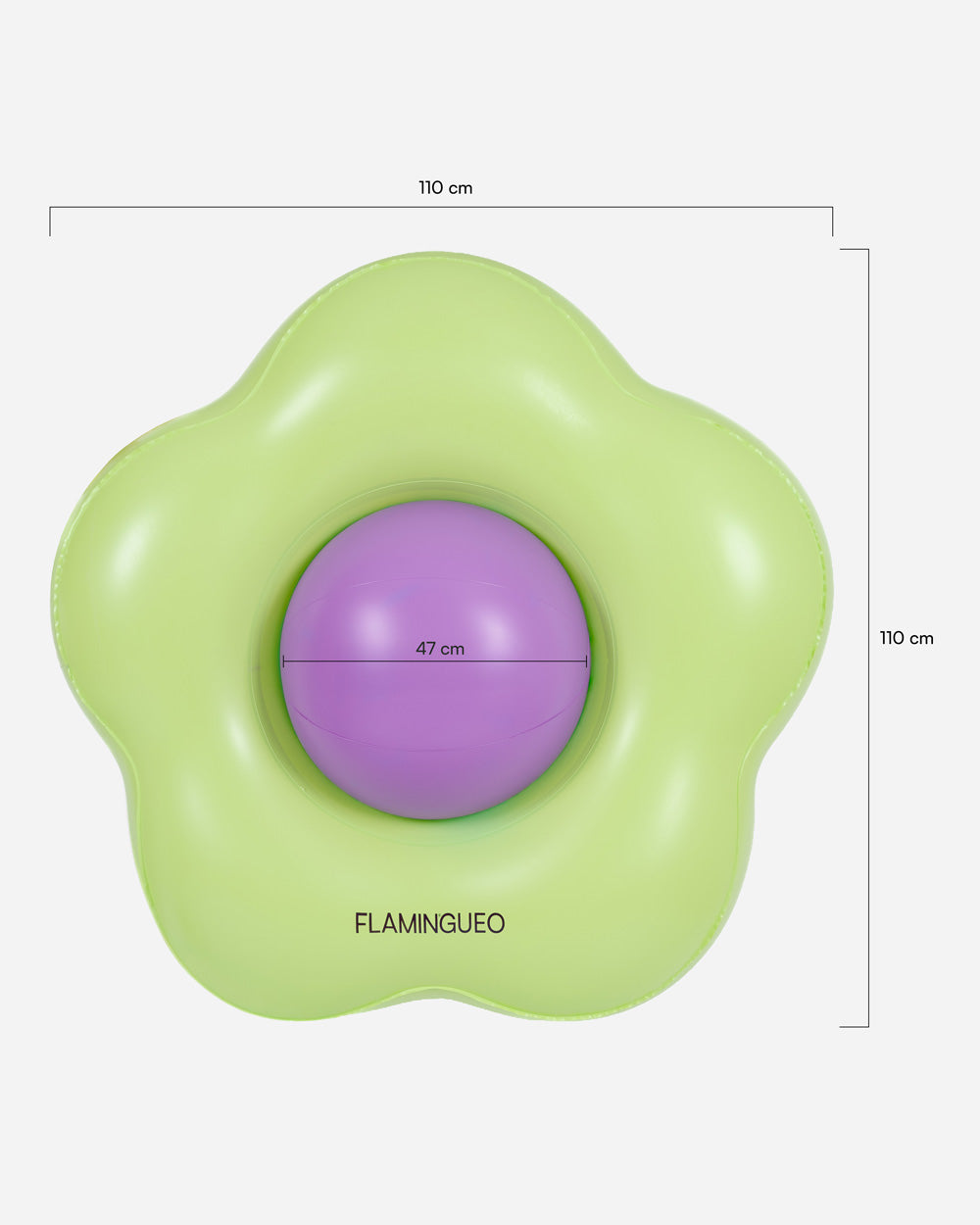 Medidas del producto Green flower float - BONNIE