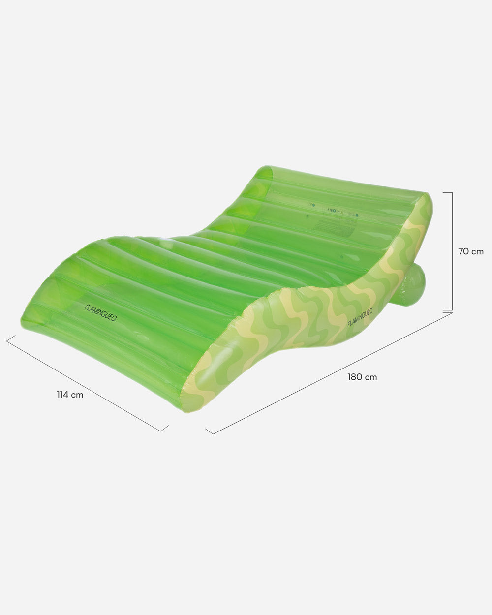 Medidas del producto Green lounger float - ARLO