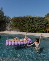colchoneta piscina geometrica morada