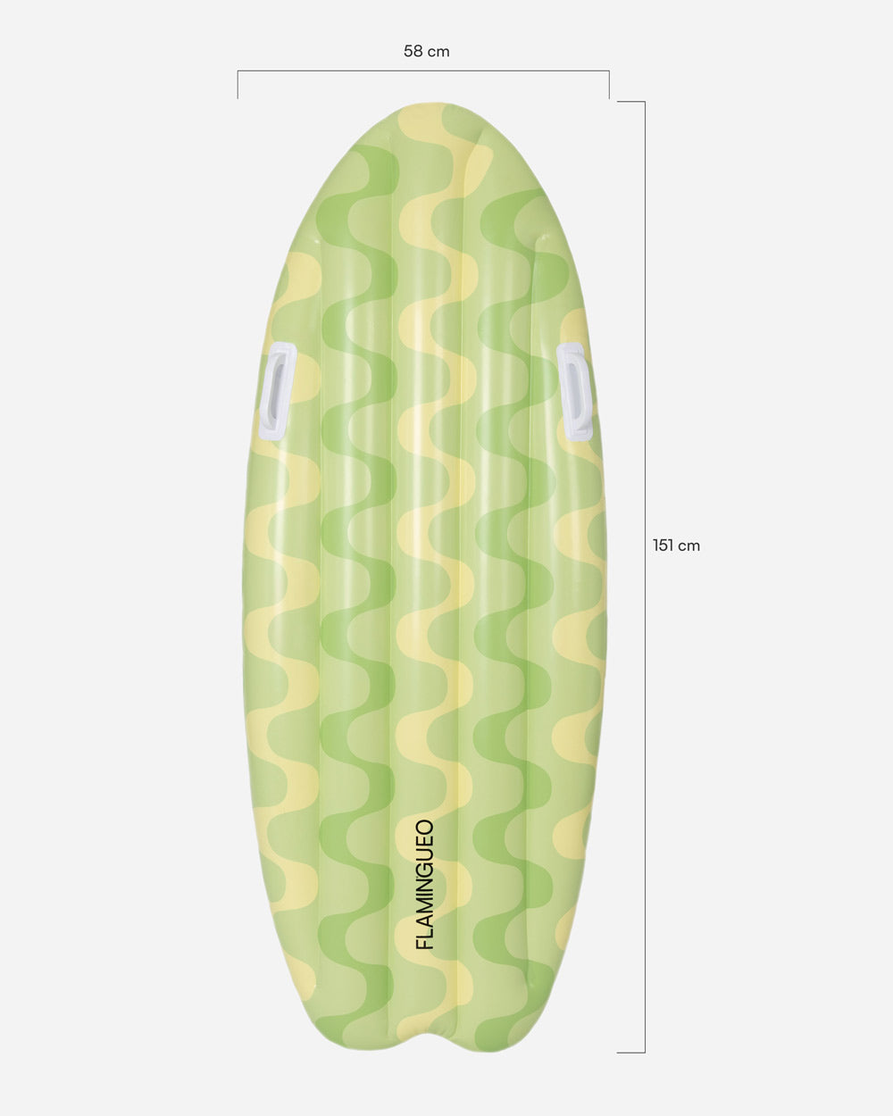 Medidas del producto Flotador tabla surf verde - AUSTIN