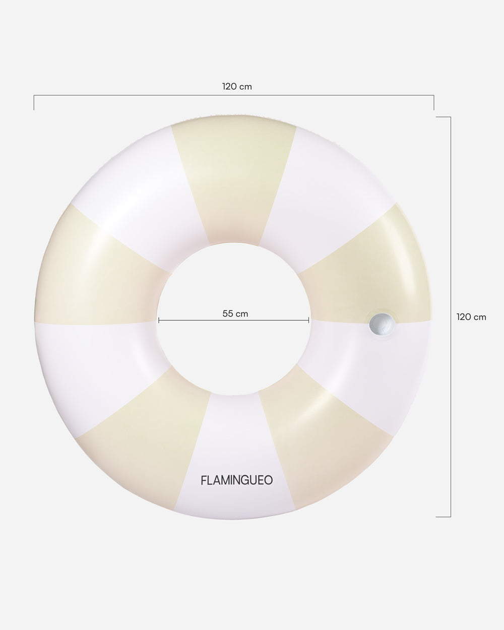Medidas del producto Flotador donut XL beige - VICTORIA