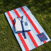 Pack toalla y chaleco infantil - azul