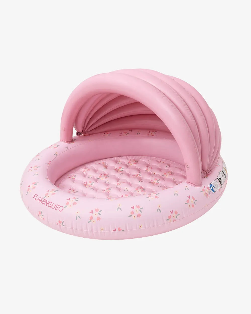 Minipiscina insuflável infantil com cobertura para jardim – PETUNIA