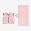 Pack toalla y chaleco infantil - rosa