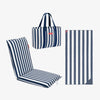 Pack respaldo, tote bag y toalla - azul marino