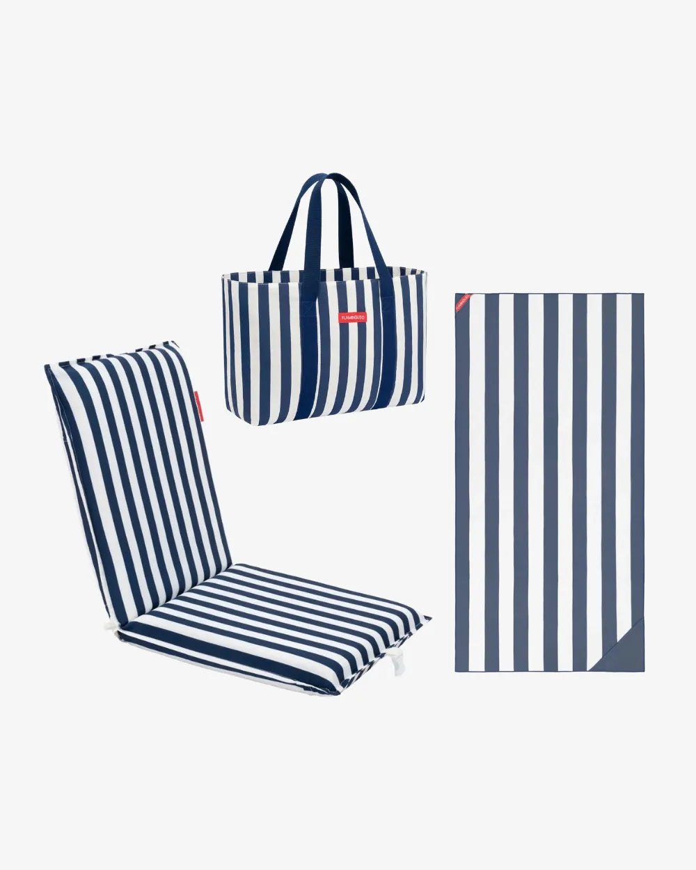 Pack respaldo, tote bag y toalla - azul marino
