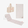 Pack esterilla, tote bag y toalla - beige