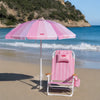Umbrella and chair set - pink