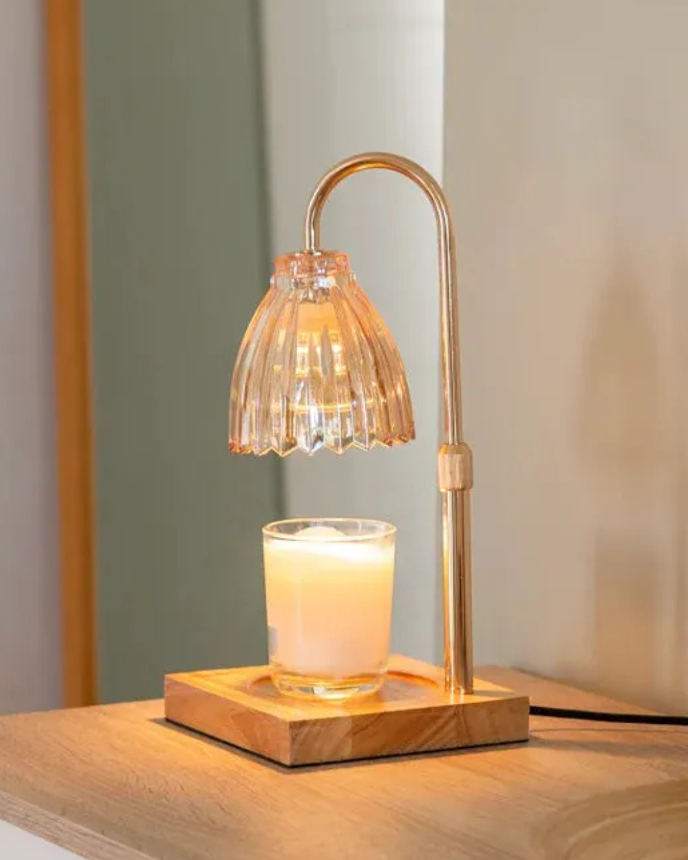 Lampe à bougie - Fleur