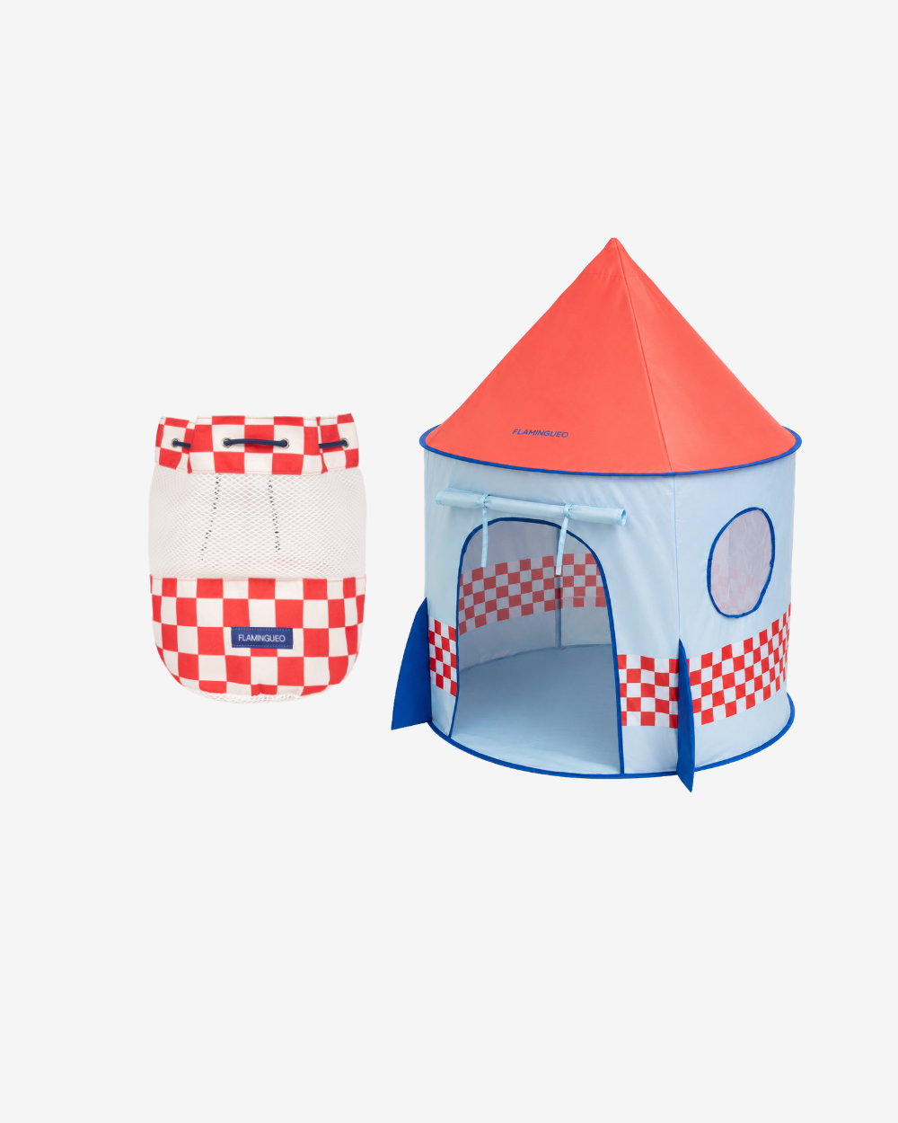 Pack tienda playa y mochila infantil - rojo