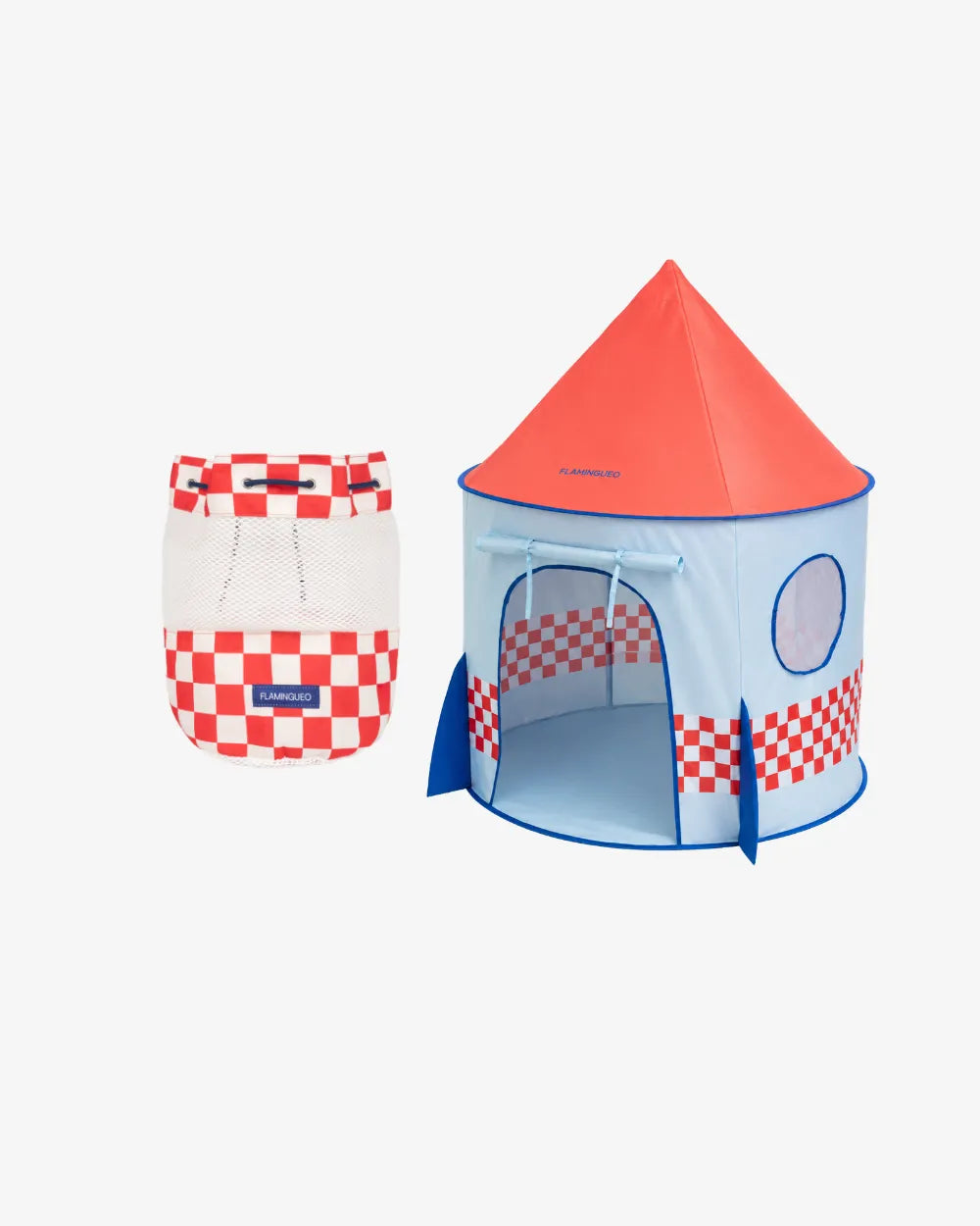 Pack tienda playa y mochila infantil - rojo