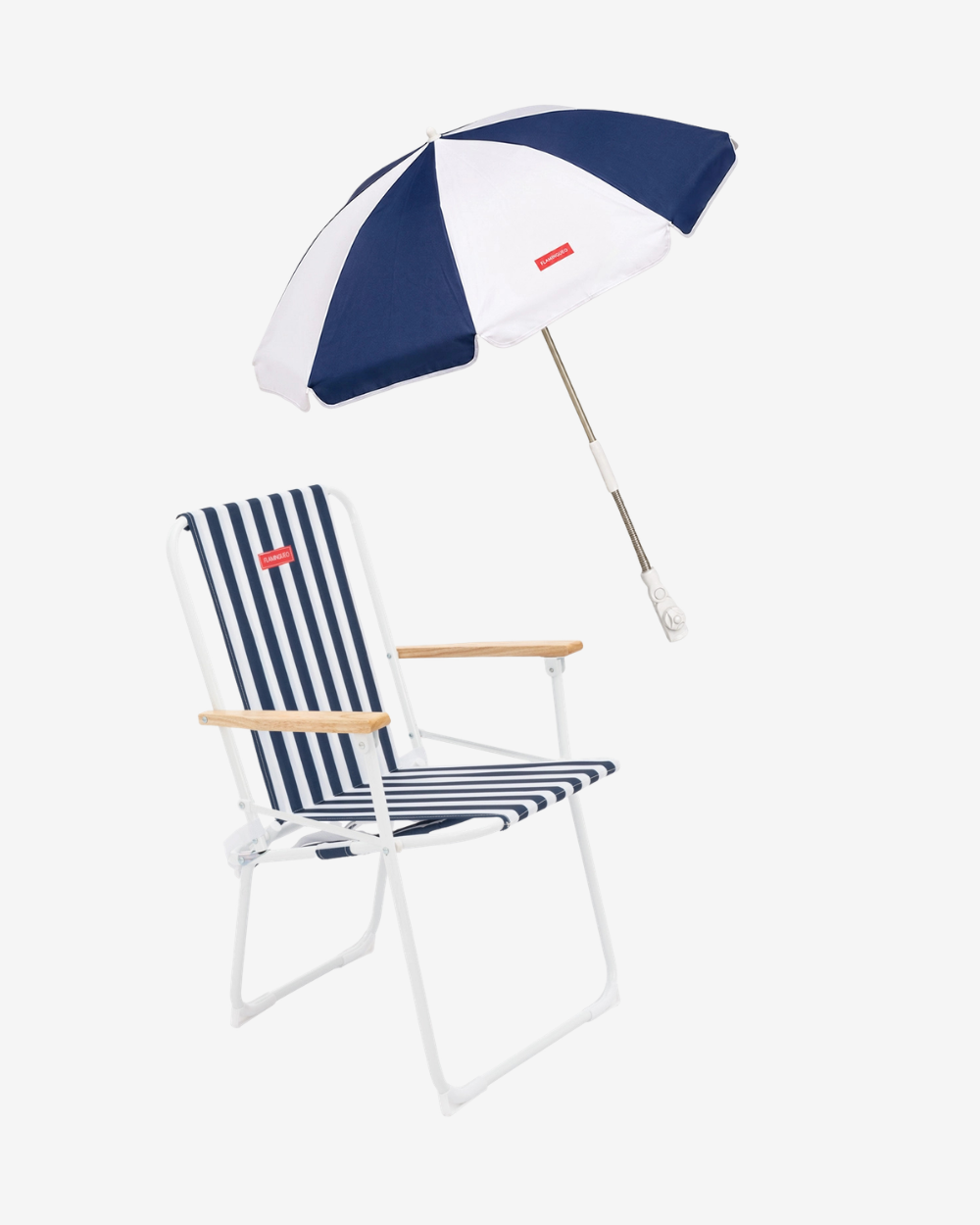 Pack sombrilla y silla - azul marino