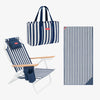 Pack silla, tote bag y toalla - azul marino