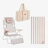 Pack hamaca, tote bag y toalla - beige