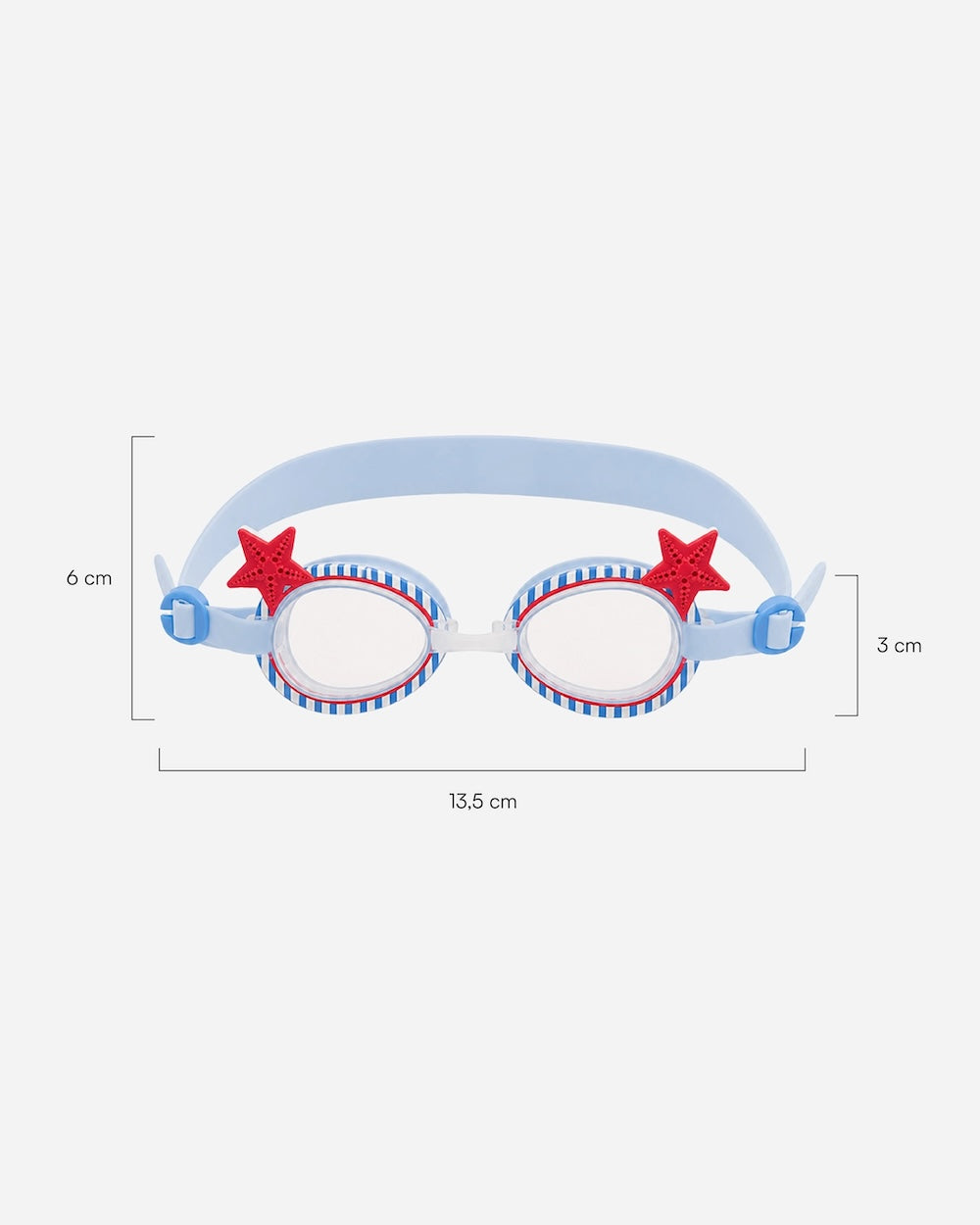 Medidas del producto Gafas de natación infantiles antivaho – NEPTUNE