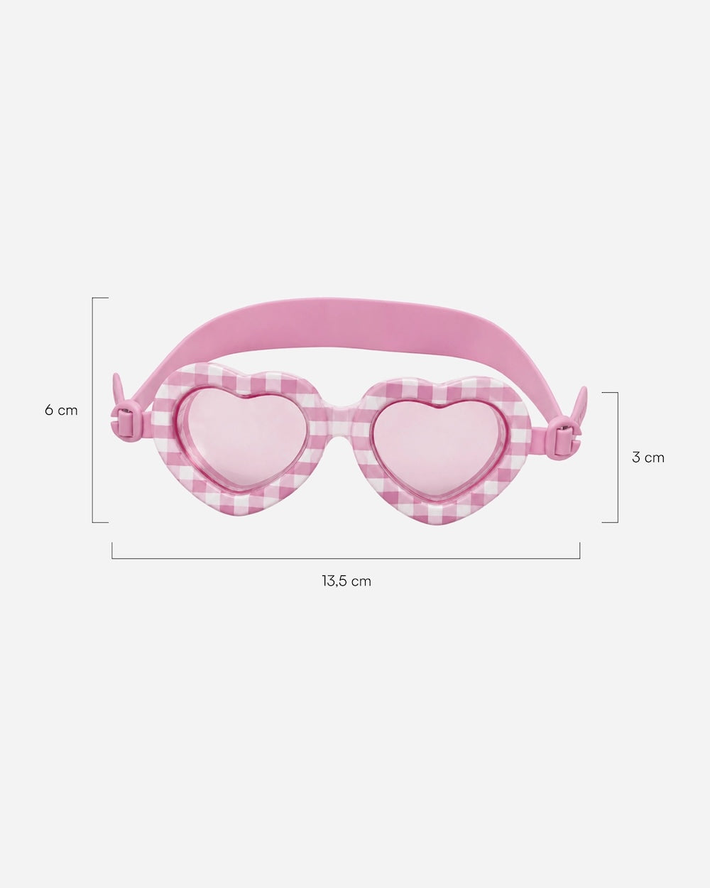 Medidas del producto Gafas de natación infantiles antivaho – FREDA