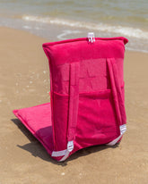 respaldo playa con bolsillo trasero