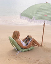 esterilla con respaldo playa