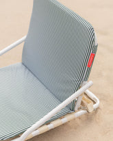 silla flamingueo rayas verdes