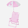 Silla de playa infantil con sombrilla – FRAGOLA