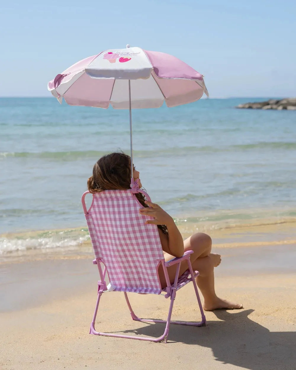 Cadeira de praia infantil com guarda-sol – FRAGOLA