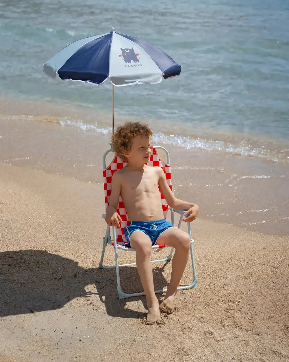 Cadeira de praia infantil com guarda-sol – HUSTON