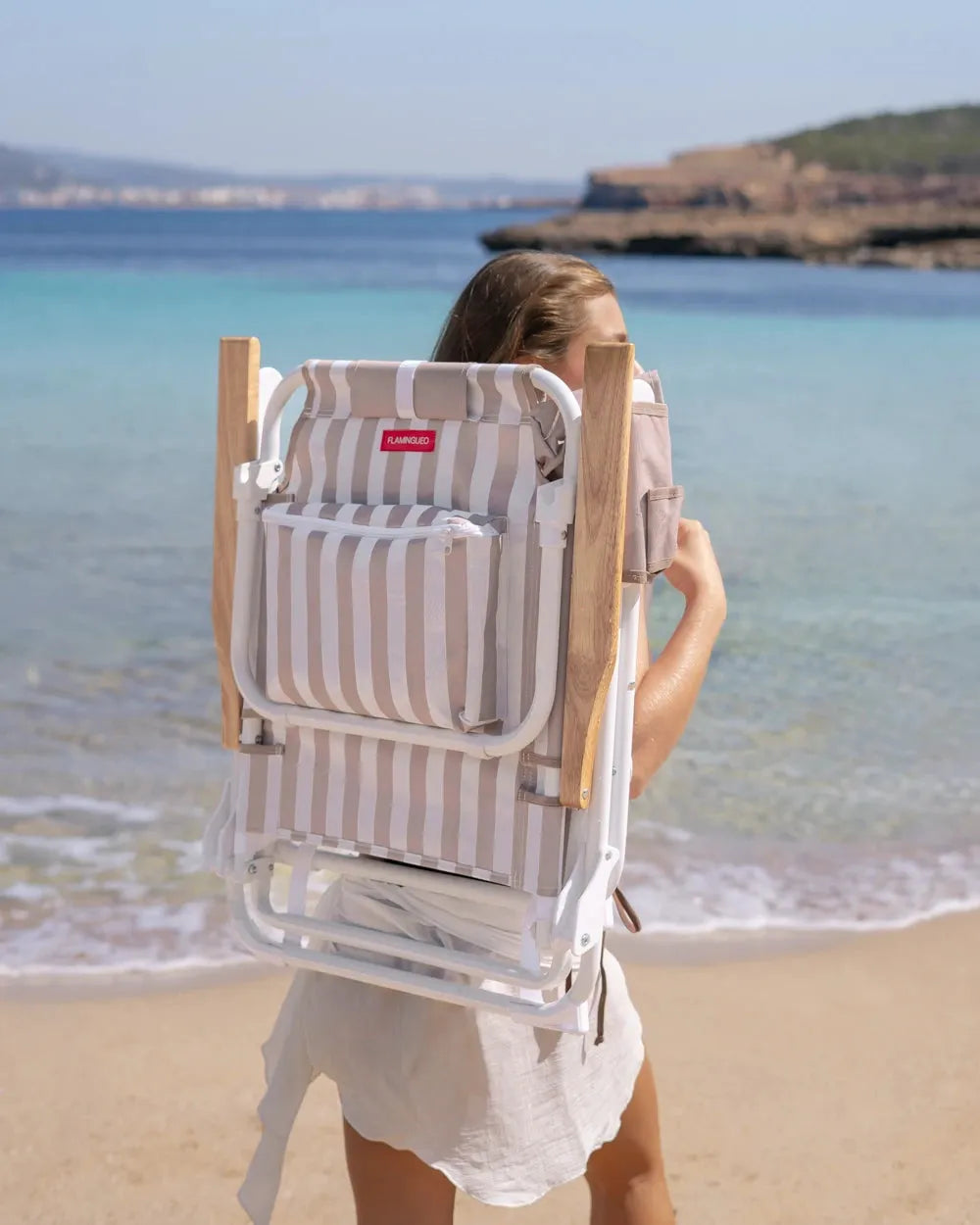 Sedia a sdraio da spiaggia con refrigeratore – MISTRAL