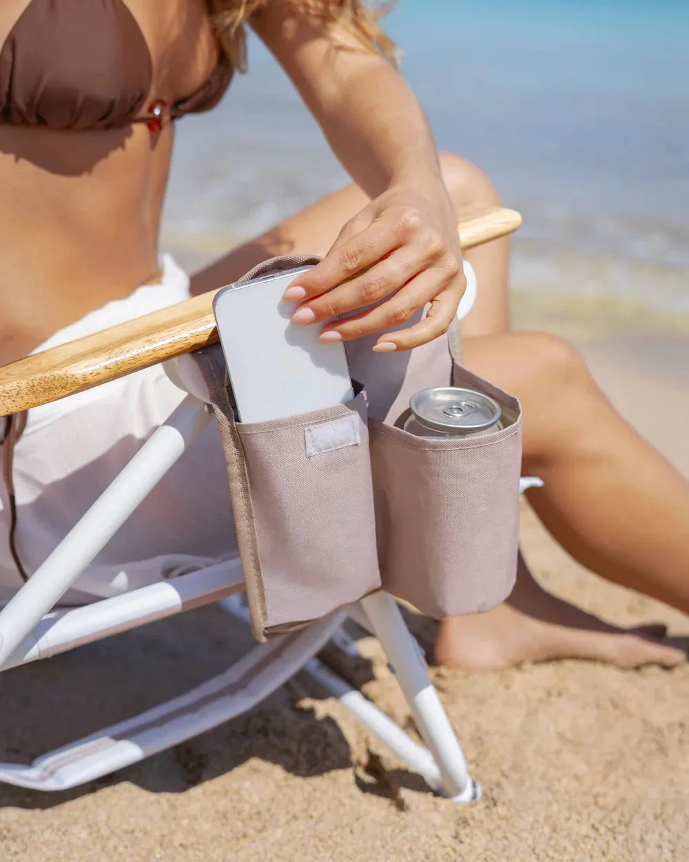 Sedia a sdraio da spiaggia con refrigeratore – MISTRAL