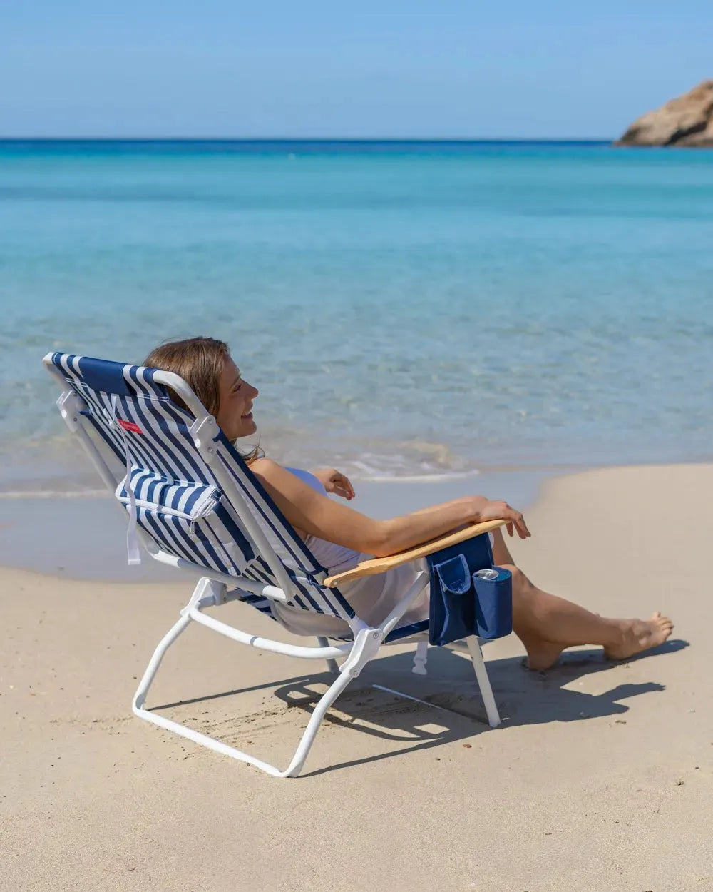 Silla de playa reclinable alta con nevera – LORELEI