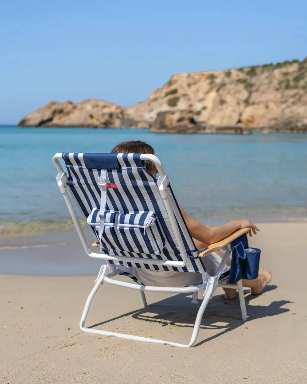Chaise longue de plage haute avec glacière – LORELEI