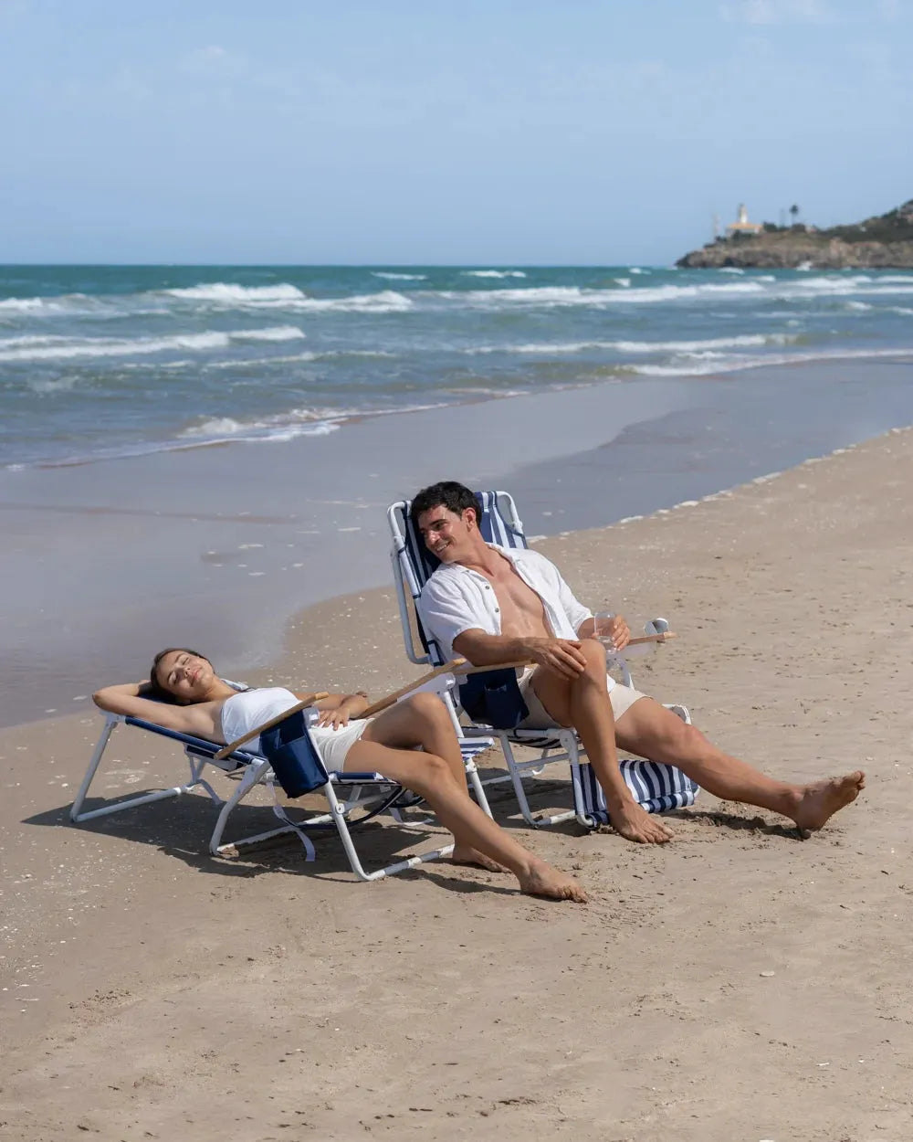 Silla de playa reclinable